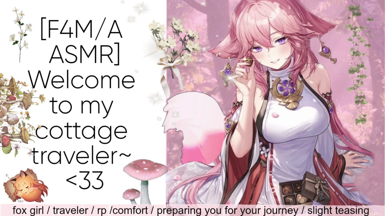 [F4M/A ASMR] Fox girl welcomes you into her cottage
