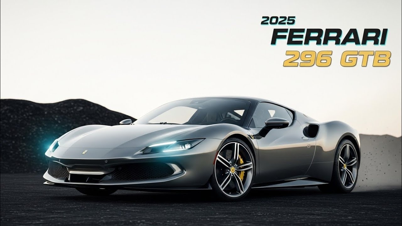 Ferrari 296 GTB 2025 года – гибридный суперкар нового поколения | Характеристики, интерьер и двиг...