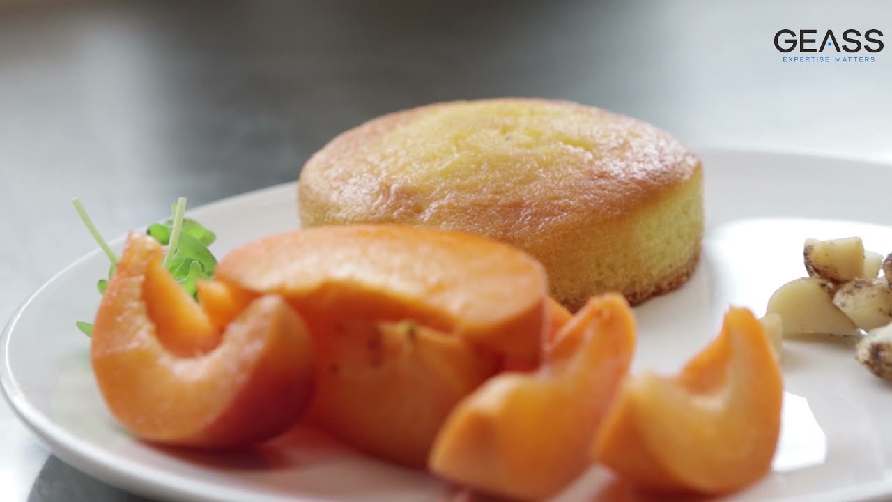 Dolce gourmet Albicocca con l'Evaporatore rotante del ristorante La Credenza