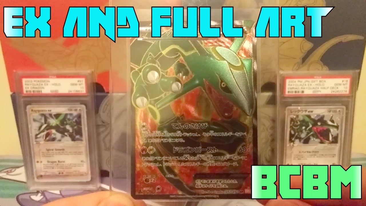 Pokemon Japanese BCBM: Rare Old EX Cards and Rare Full Art!