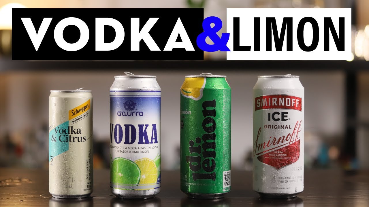 Cata de Vodka & Limon | Azzurra, Schweppes, Dr. Lemon y Smirnoff Ice