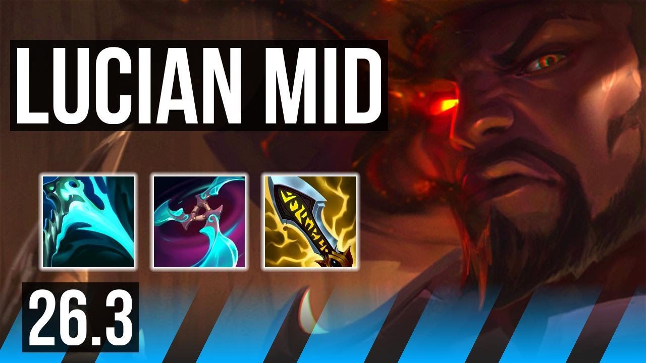 LUCIAN vs EKKO (MID) | 55K damage | NA Challenger | 26.3