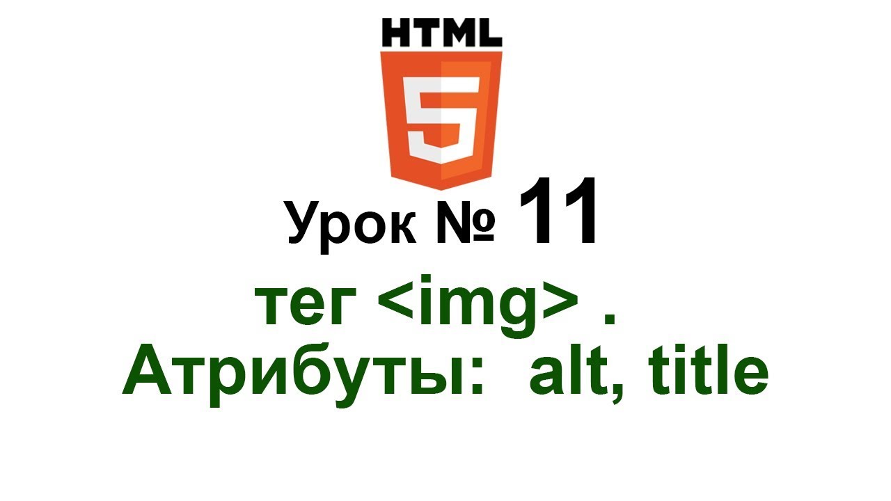 Атрибуты: alt, title Тег 