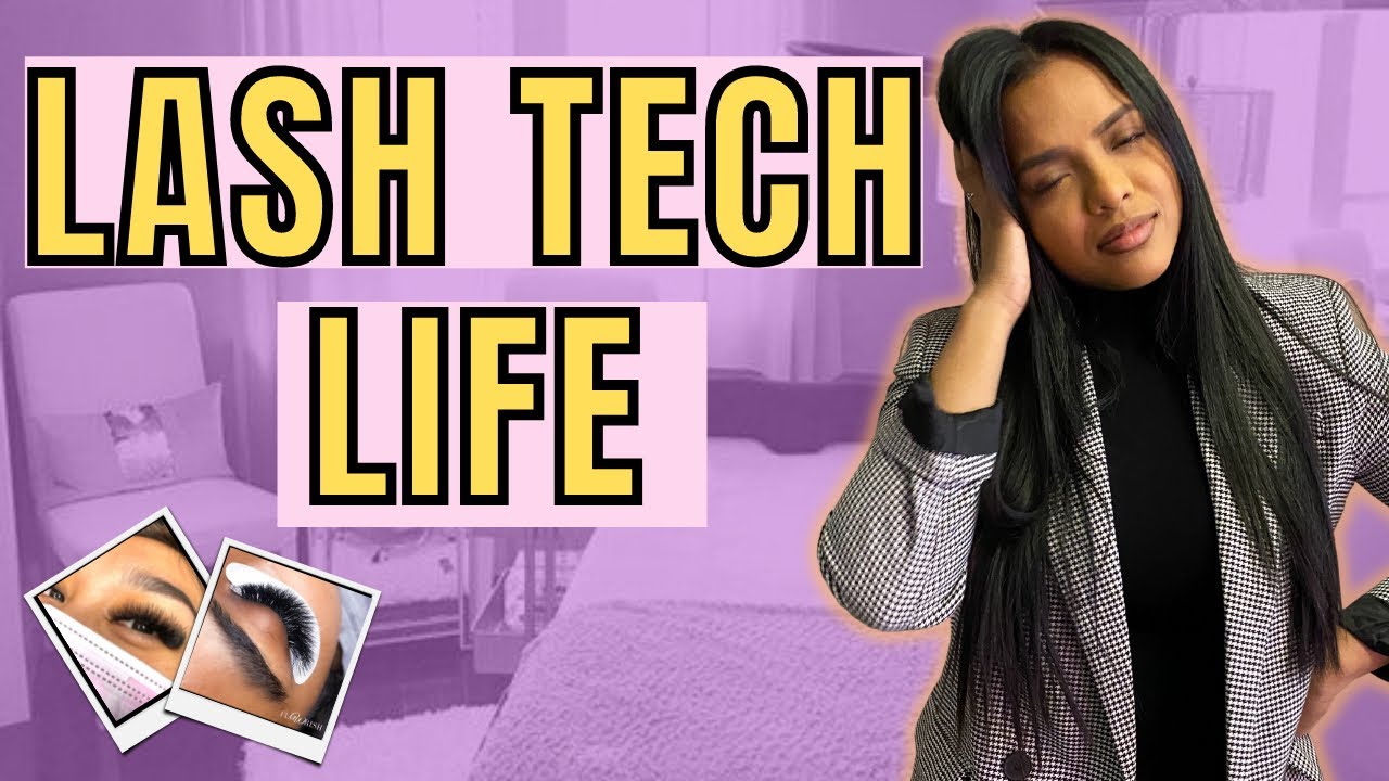 Day in a Life of a Lash Tech | Lash With Me | Volume Lashes | Flowrish Lashes