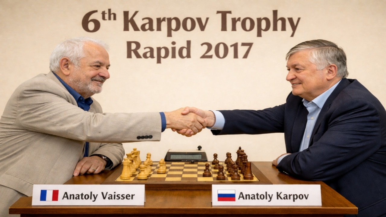 Anatoly Vaisser vs Anatoly Karpov - 6th Karpov Trophy Rapid m, 2017