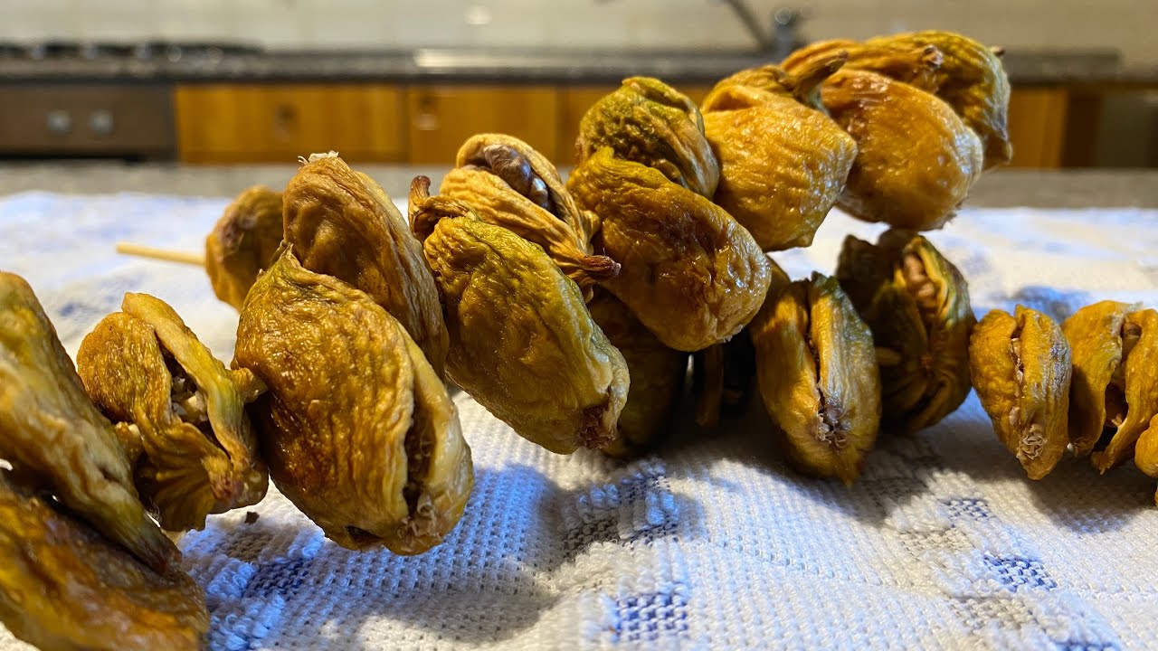 Fichi secchi della nonna - Fichi essiccati al sole e farciti - Secca fichi - Come conservare i fichi