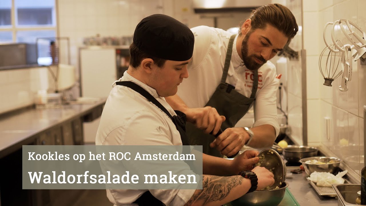 Kijken in de klas: lesje Waldorfsalade bij ROC Amsterdam