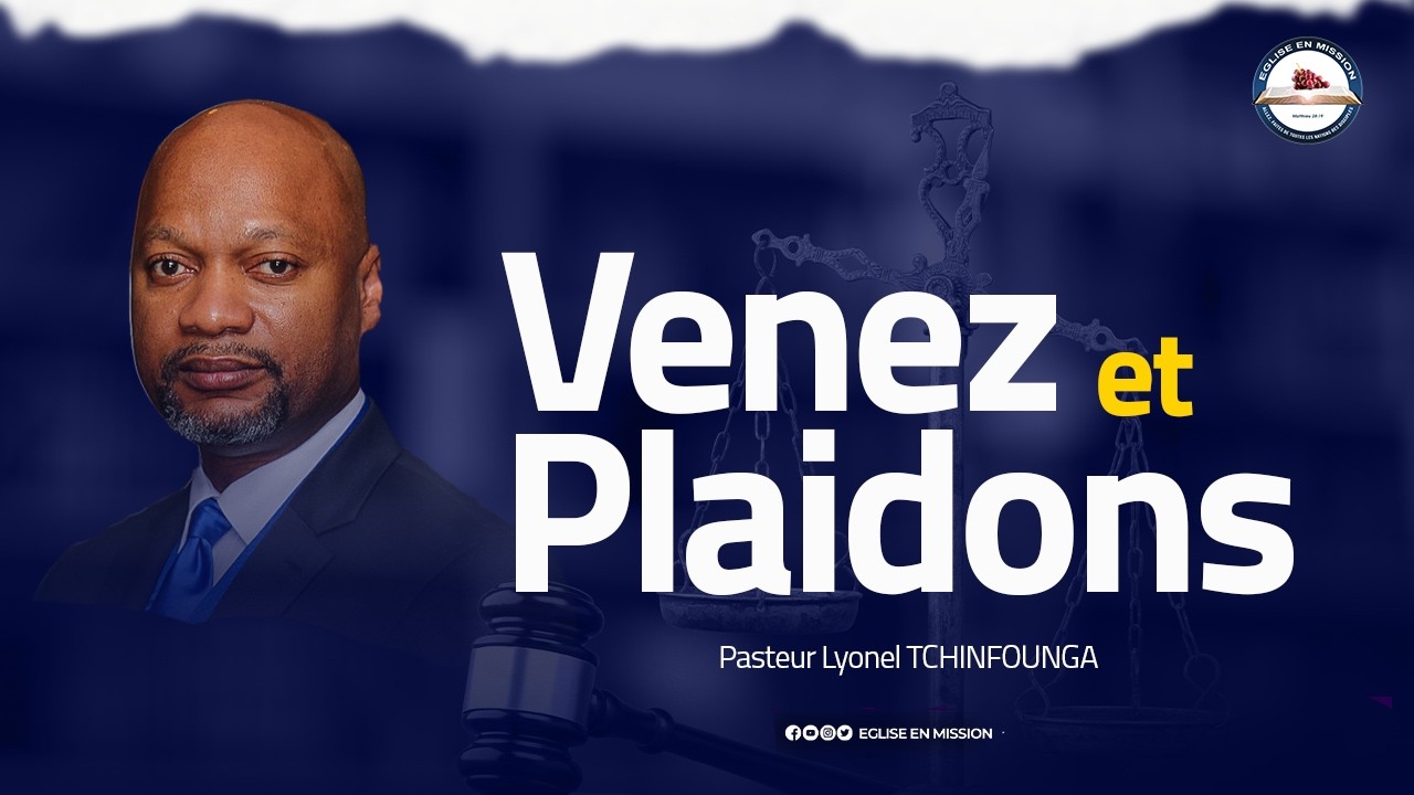 Bienvenue à notre culte de dimanche avec pasteur Lyonel Tchifounga