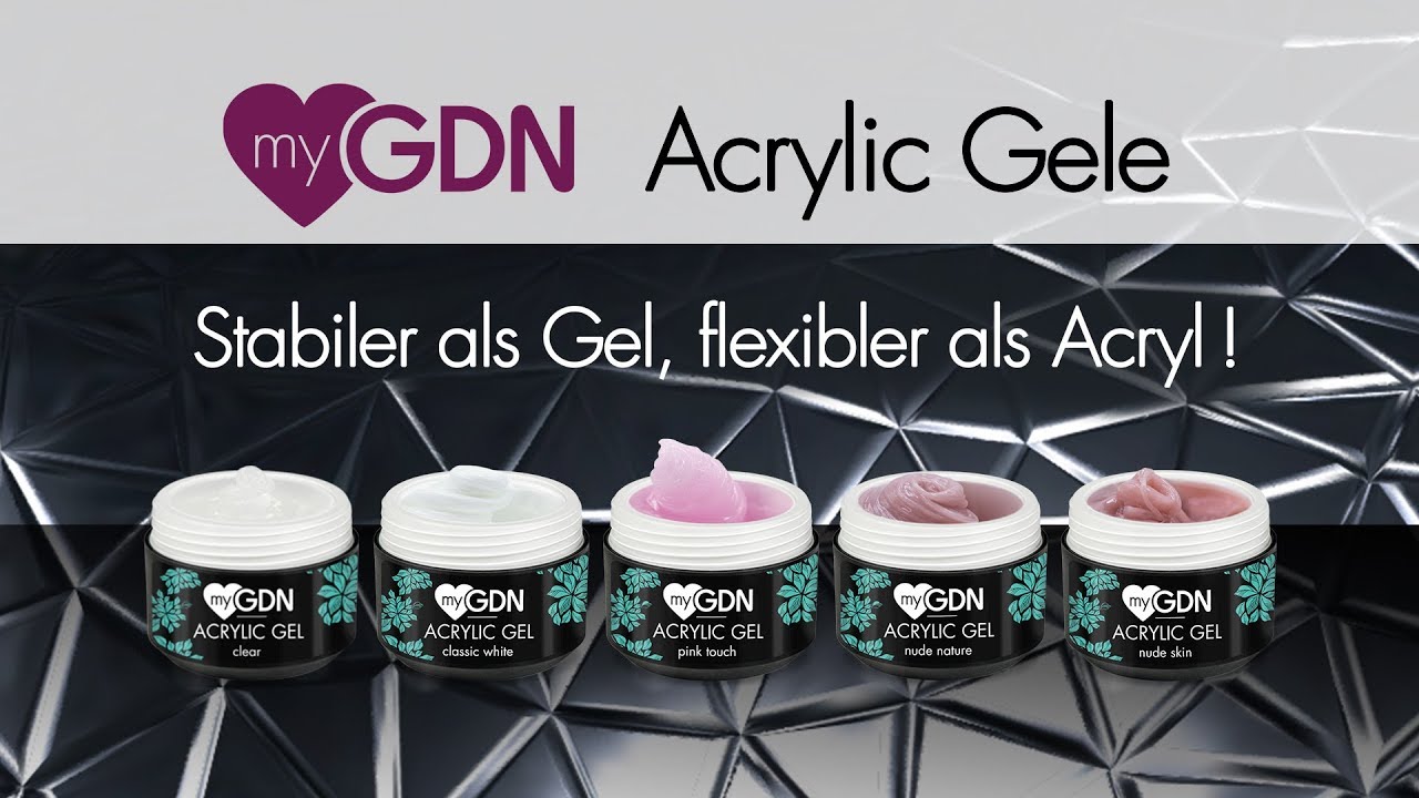 myGDN Acrylic Gele - Stabiler als Gel, flexibler als Acryl von GDN.de