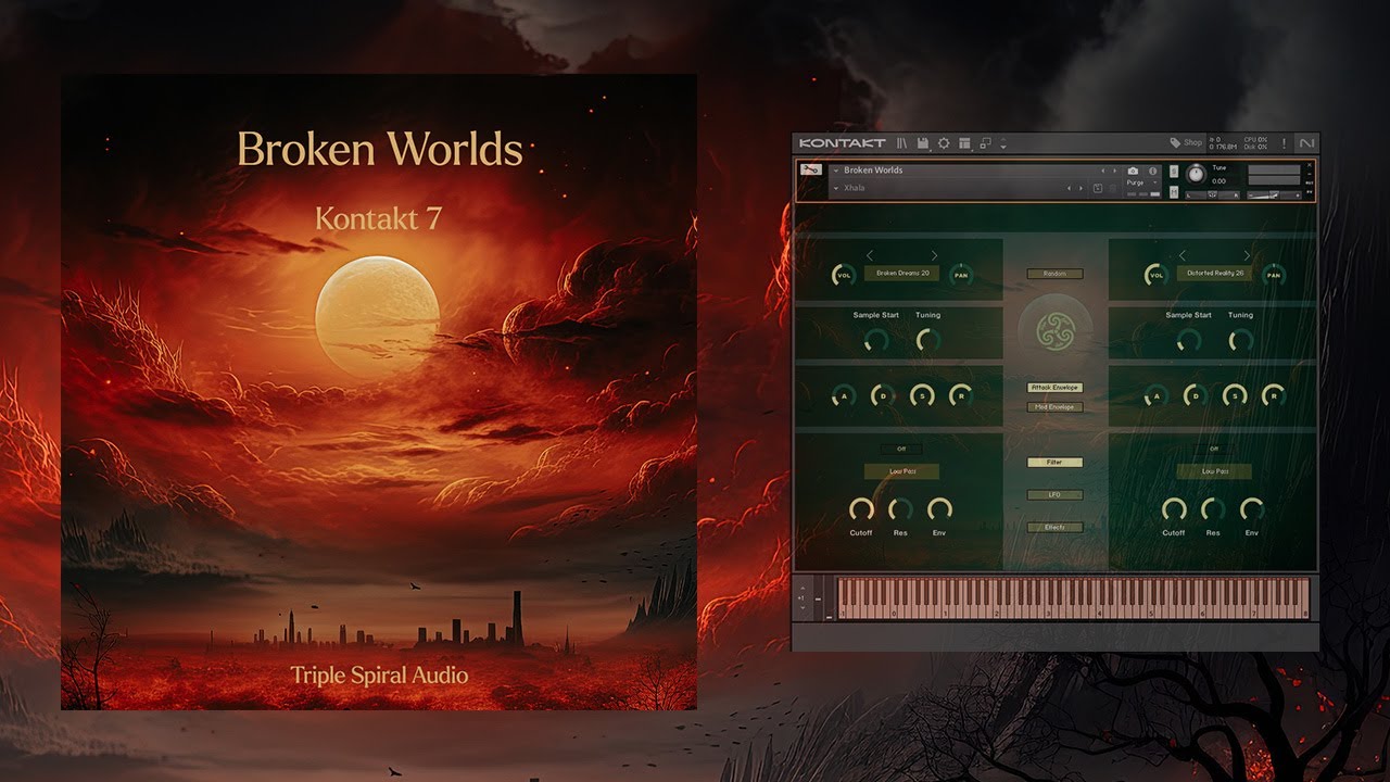 Broken Worlds for Kontakt 7 Walkthrough