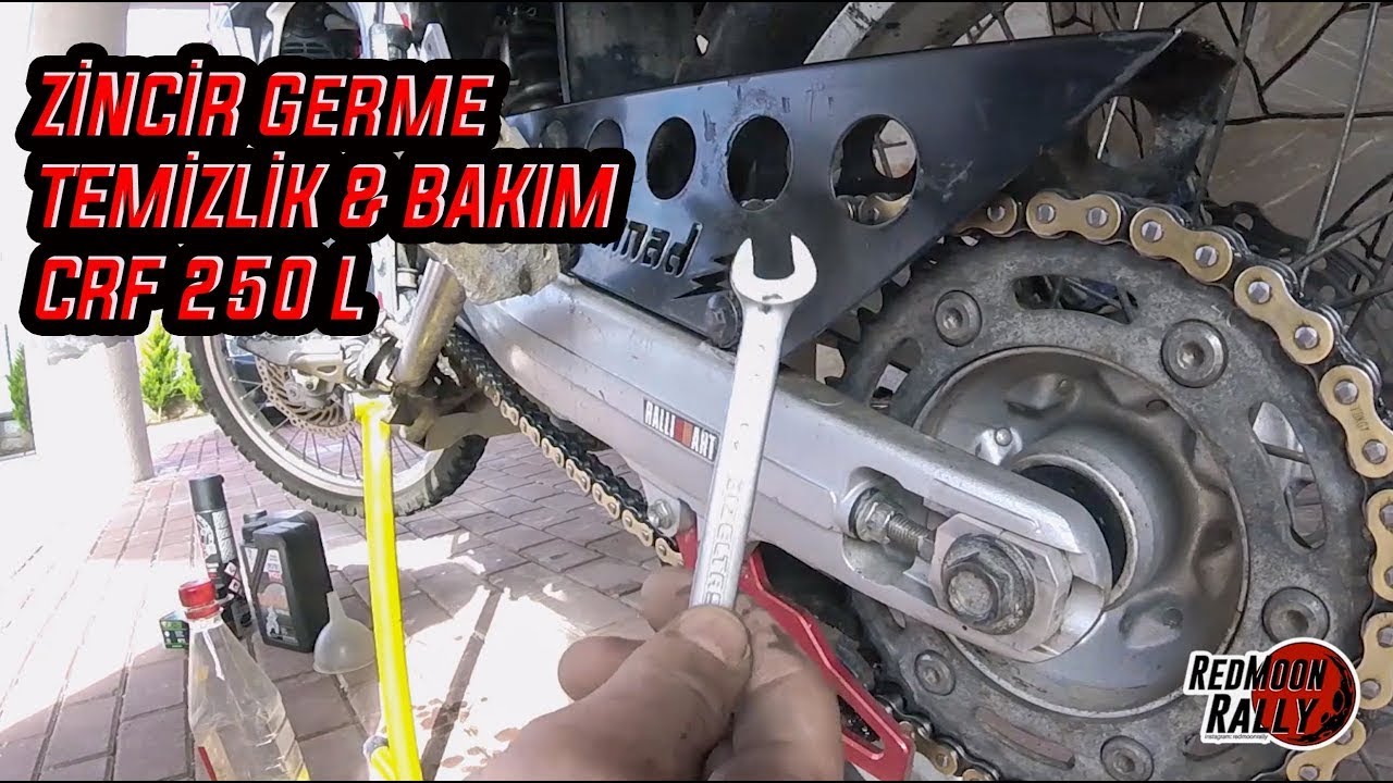 Honda Crf 250 L Zincir Germe, Temizlik & Bakım