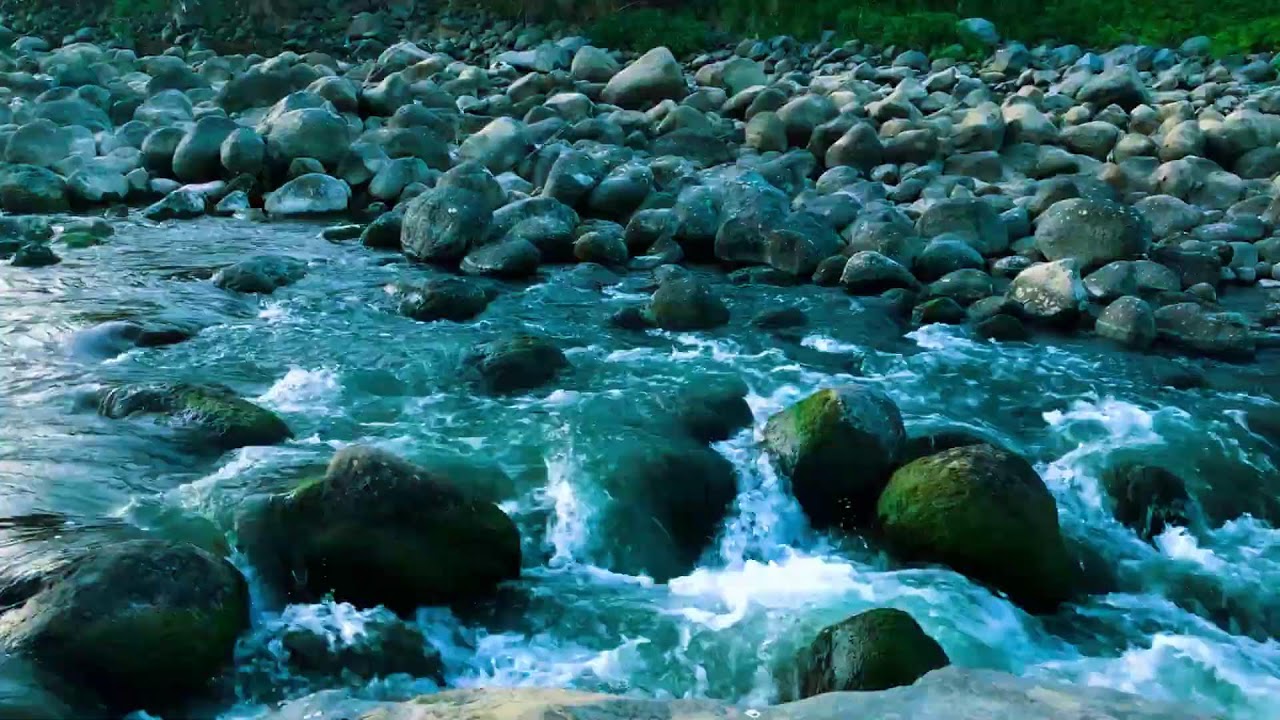 Natural Running River with Dreamy Nature ASMR for Sound Sleep & Soothing the Soul
