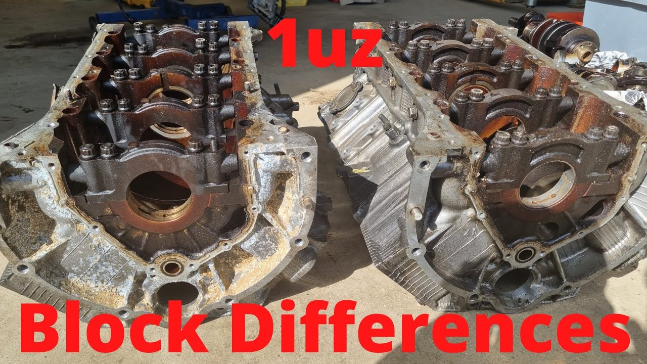 1uz non vvti Block differences between Series 1 and series 2