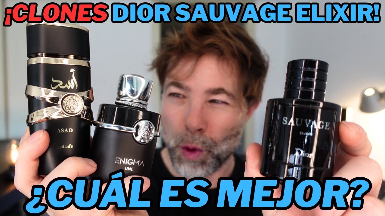 ¡CLONES DIOR SAUVAGE ELIXIR! ASAD LATTAFA vs ENIGMA UNE 💥