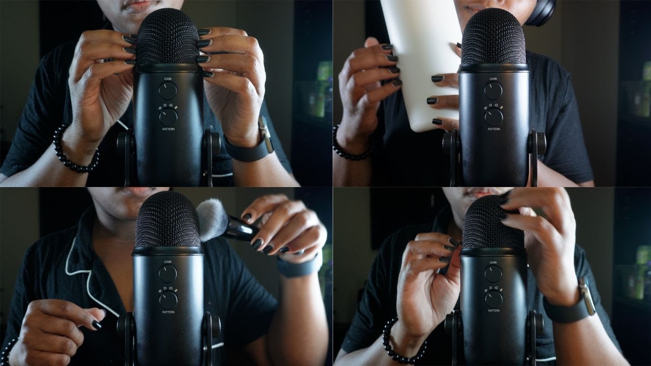 ASMR Amazing Relaxing Triggers | Tapping, Scratching, Brushing | No Talking