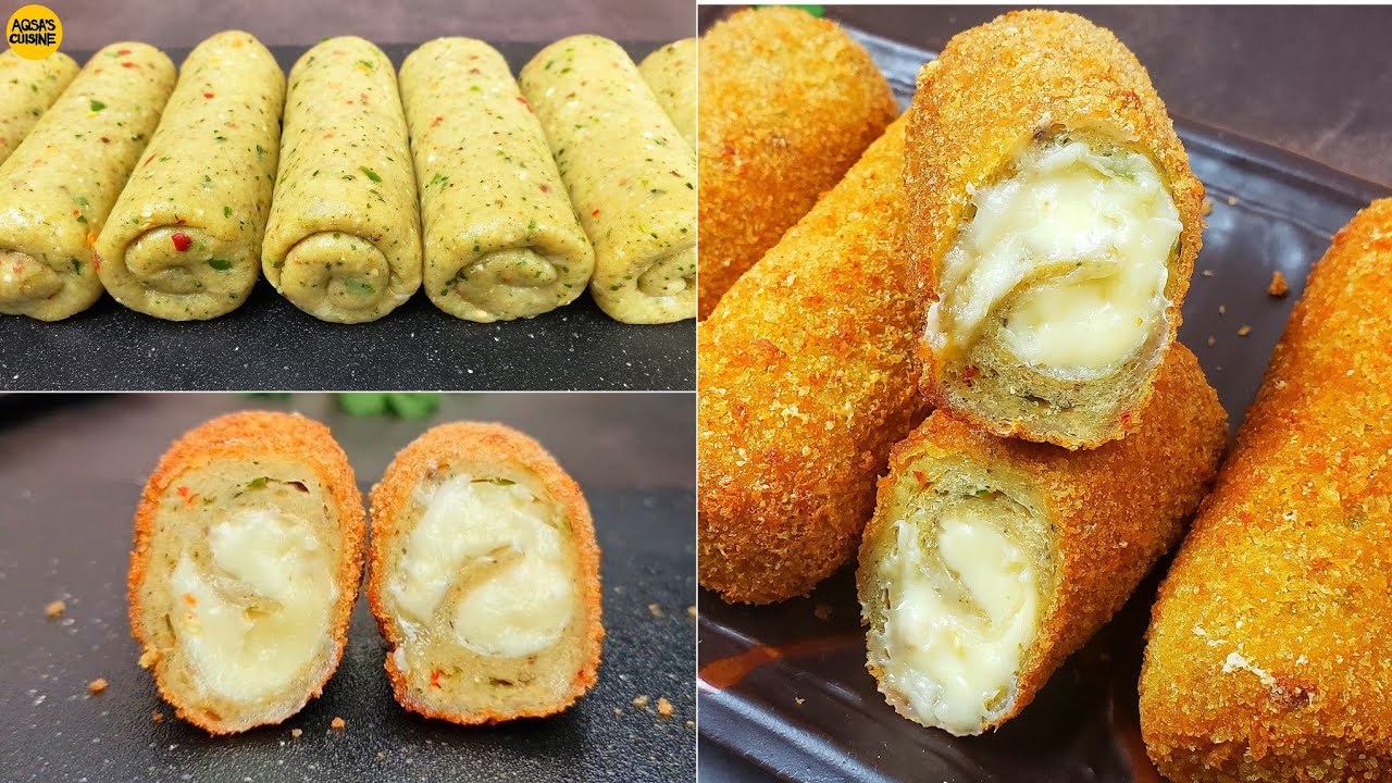 New Snack Recipe, Chicken Shahi Rolls Shadiyon Wale, Shahi Chicken Cheese Rolls, New Ramadan Recipe