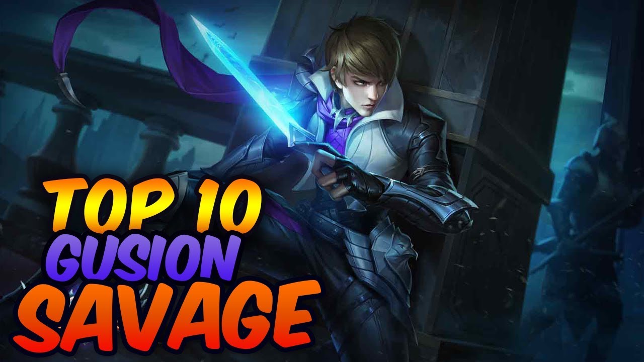 TOP 10 BEST GUSION SAVAGE | Mobile Legends