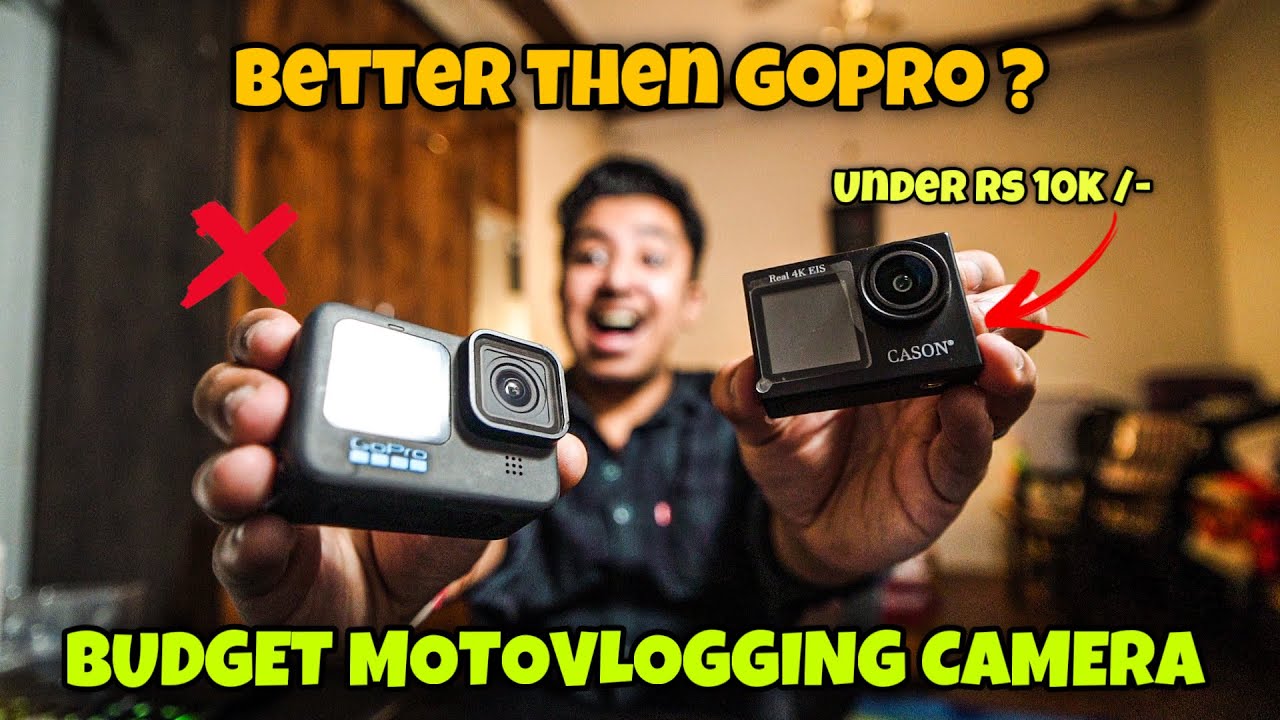 BEST BUDGET MOTOVLOGGING CAMERA CASON Cs6 motovlogging setup under Rs 10k..