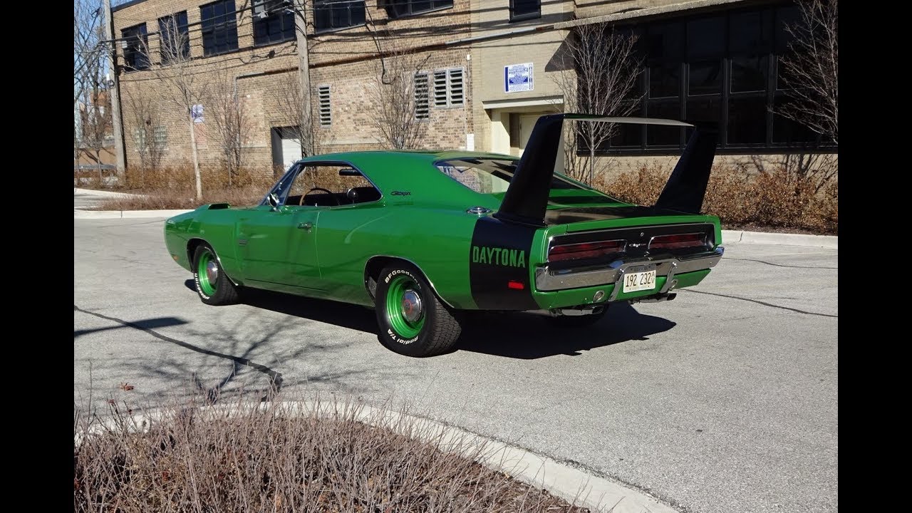 Let's Ride & Drive a 426 Hemi 1969 Dodge Charger Daytona in Green on My Car Story with Lou Costabile