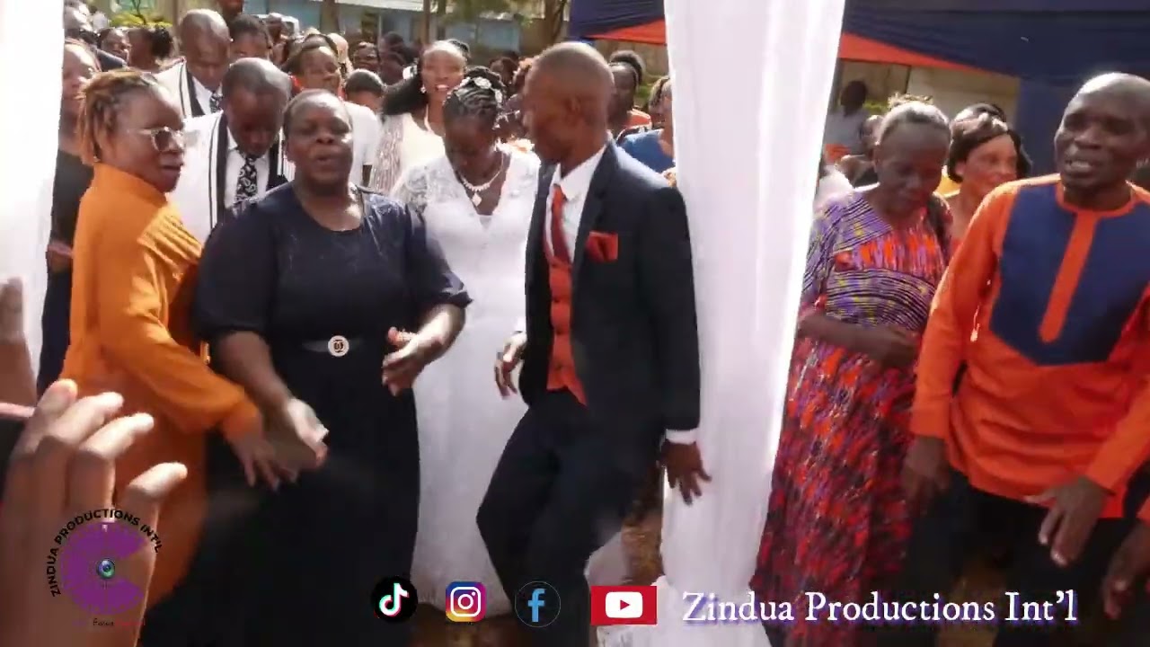 Sharon & Josiah Luhya wedding reception
