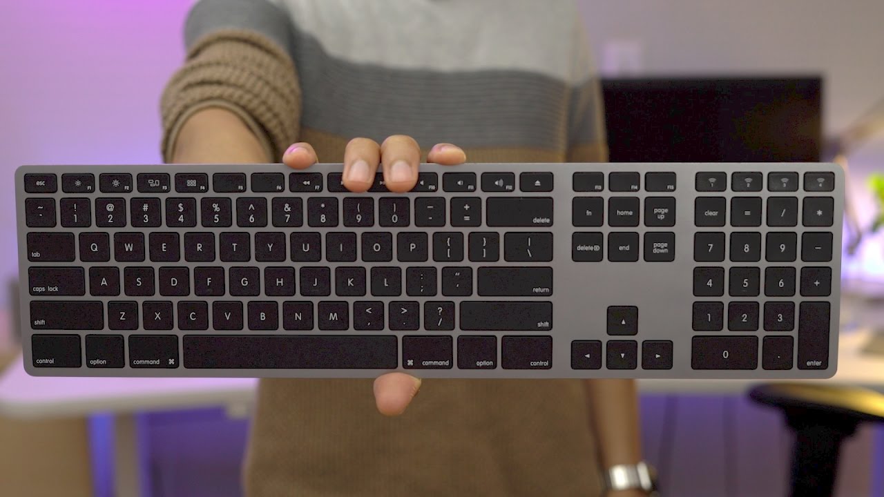 The best Mac keyboard? Matias Wireless Aluminum Keyboard!