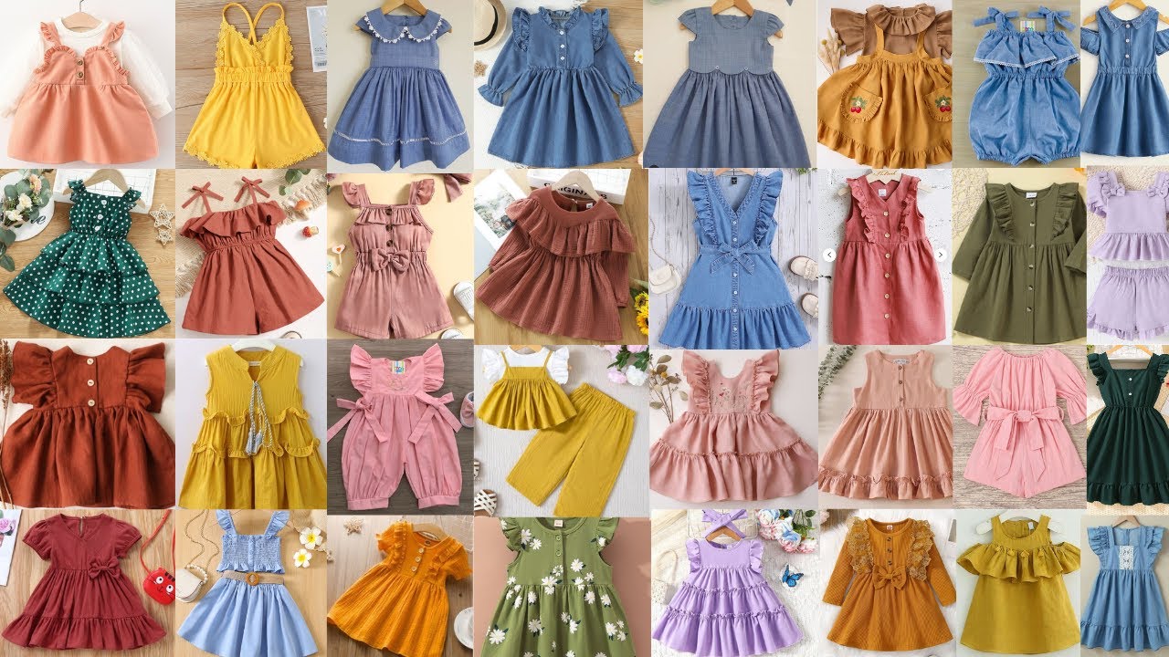 Summer Baby Frock Design 2025/Baby Girl dress design/Latest baby frock design/kids dress design 2025