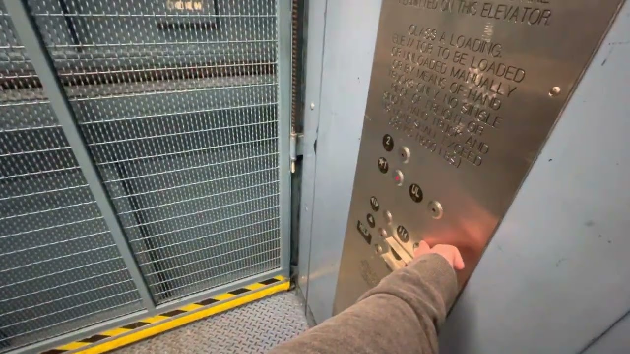 Buzz-happy Generic freight elevator at Nordstrom Tacoma Mall Tacoma WA