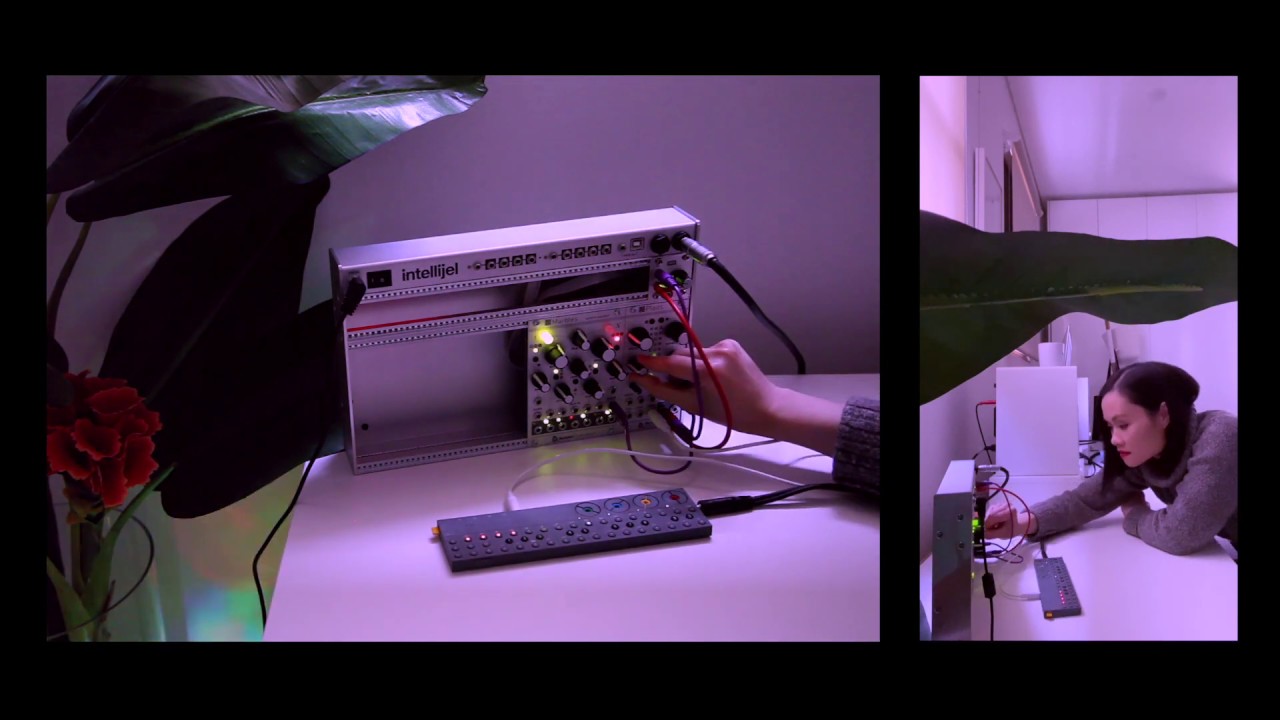 Small Eurorack Mutable Instruments Plaits + Marbles x Teenage Engineering OP-Z + Oplab Module