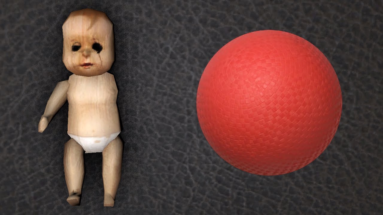 A man, a mod, a baby, and a dodgeball.