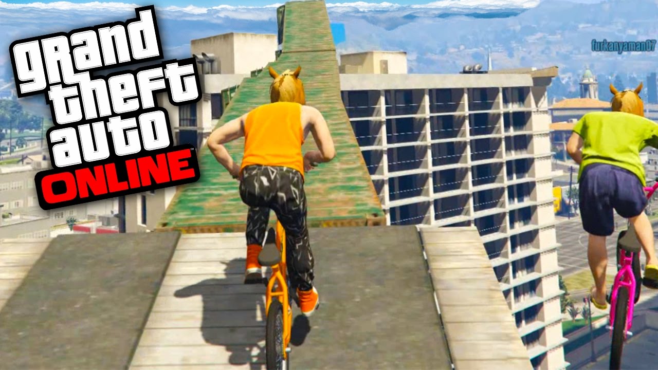 %98 PRO BİSİKLET BMX PARKURU ! - GTA 5 Online (FurkanYamanHD,Sesegel,Umidi)