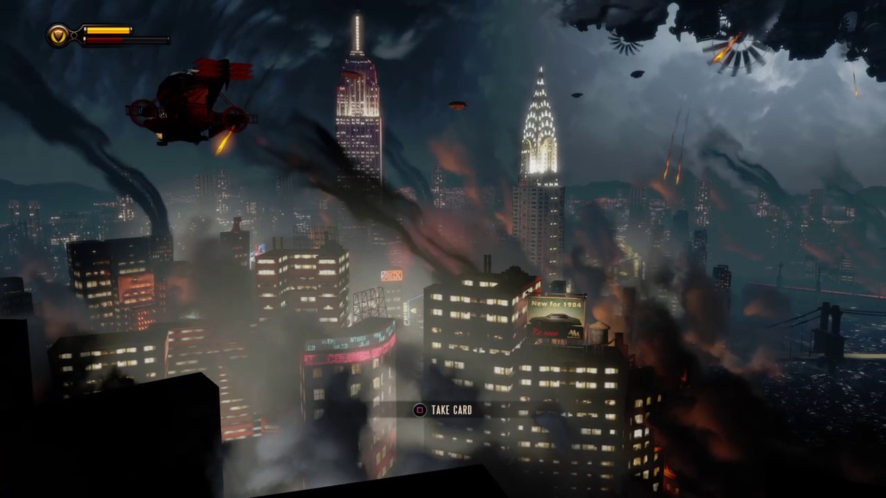 BioShock: Infinite: New York on fire