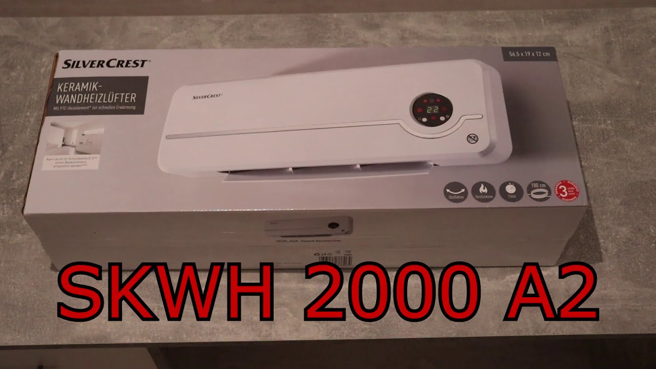Silvercrest Keramik Heizlüfter SKWH 2000 A2 - Ausgepackt und Angetestet