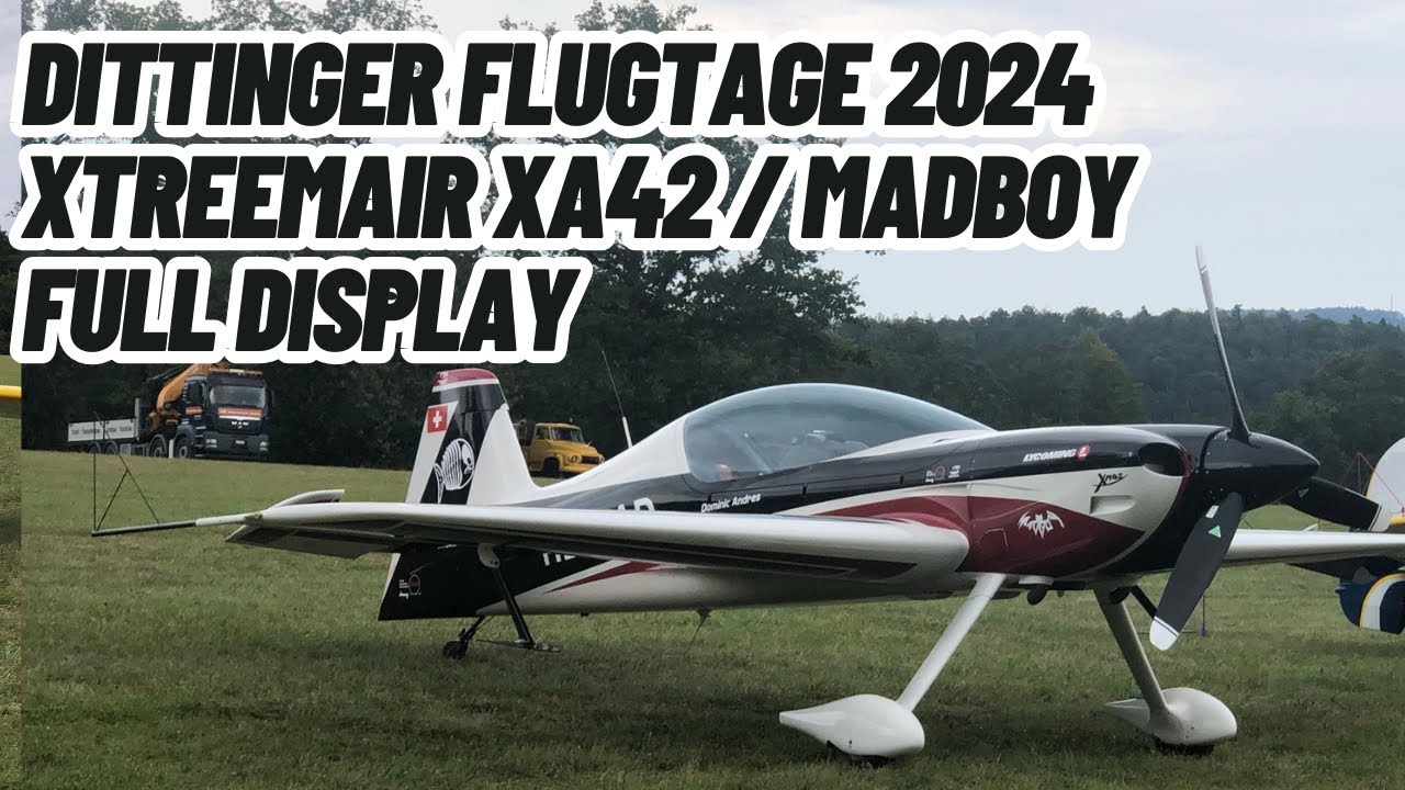 Vollständiges Display des XtreemAir XA42 – Dominic Andres' Atemberaubende Flugvorführung!" ✈️🎉