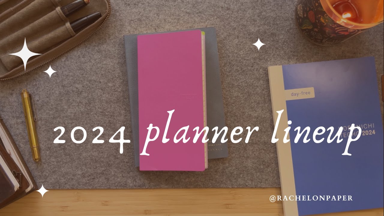 2024 PLANNER & JOURNAL LINEUP | common planner, hobonichi, & traveler's notebooks