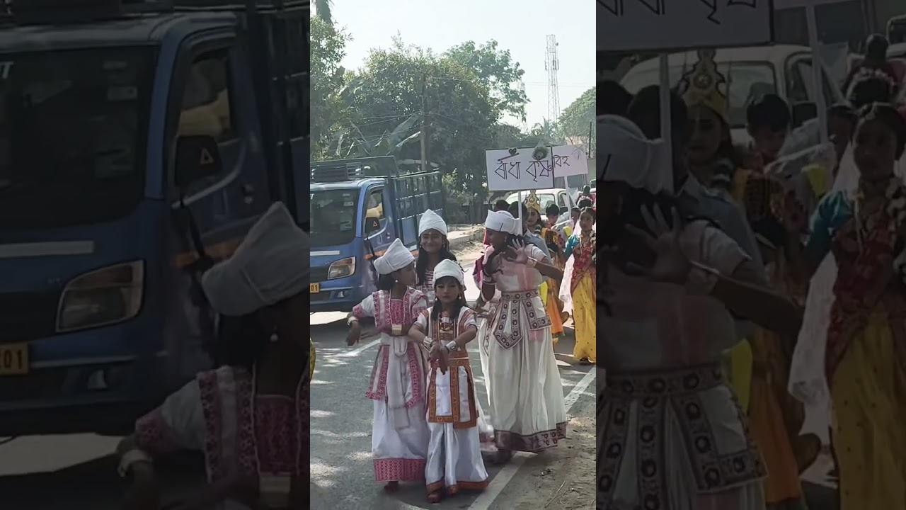 Cultural rally #school #assam #culturalevent #satriya #shortsfeed #shorts