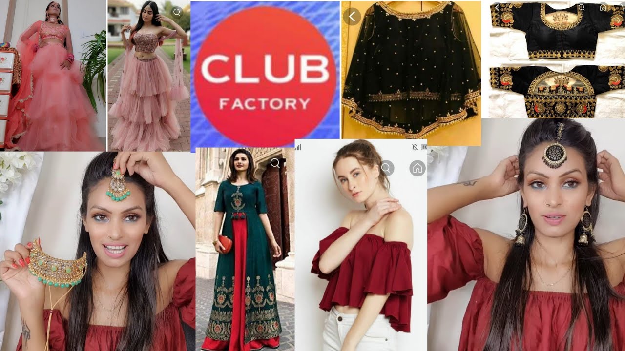 Club Factory Haul / Club Holi Sale /Latest Trendy Lehenga ,Suit ,Saree, Blouse,Tops Under Rs 399