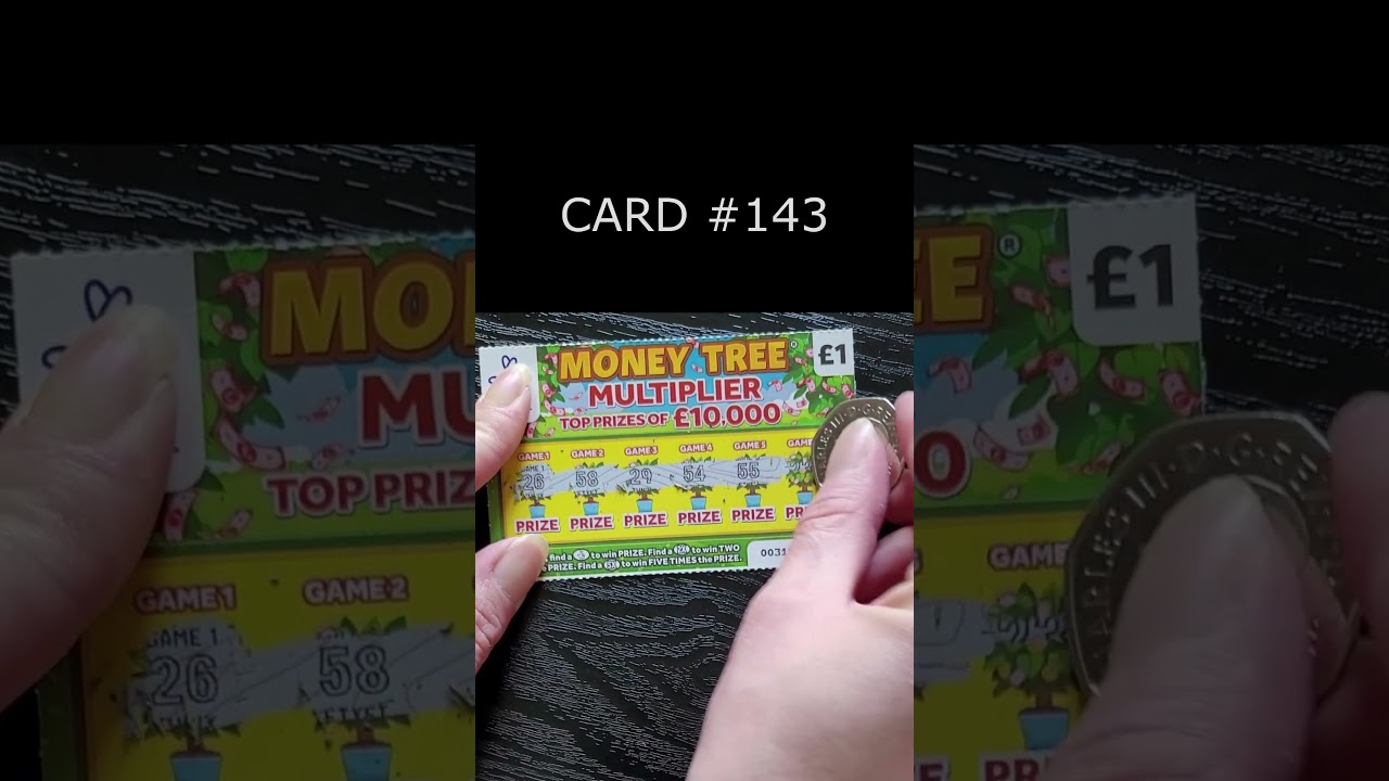 NEW! &pound;10,000 MONEY TREE Scratch Card Scratcher
