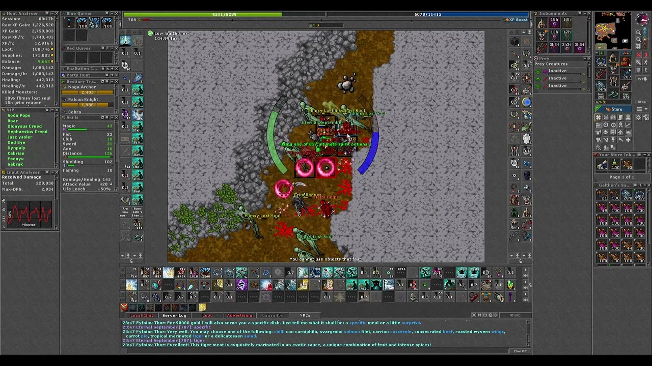 Tibia 707 RP Venore Flimsies