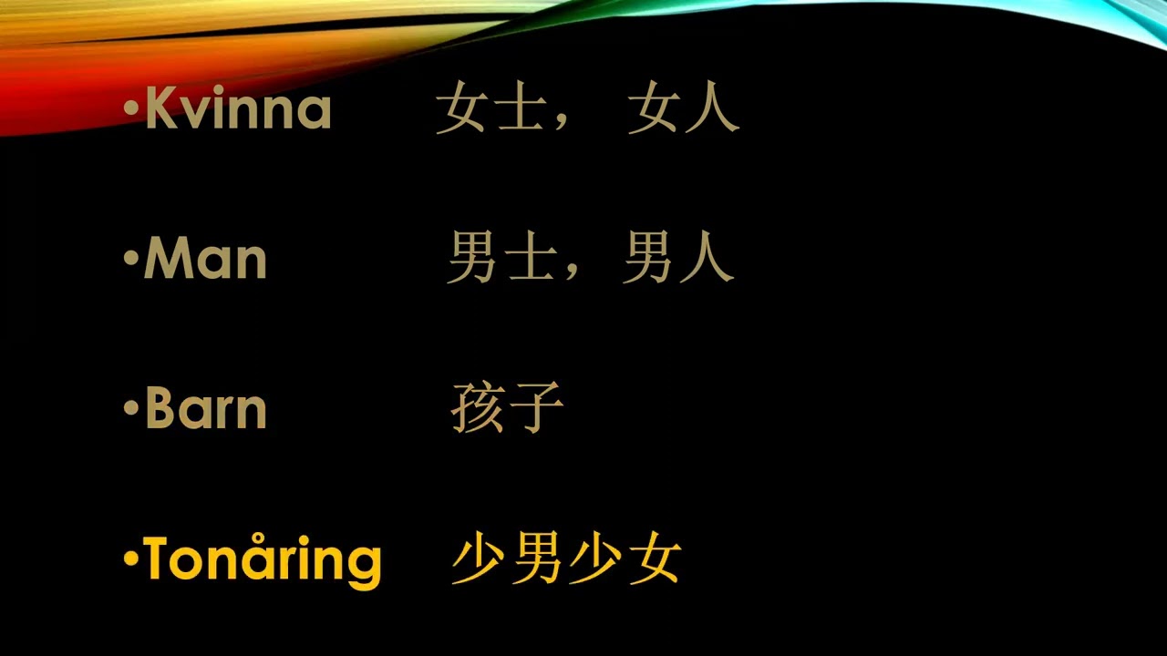 常用瑞典语100句.  初学者 1
