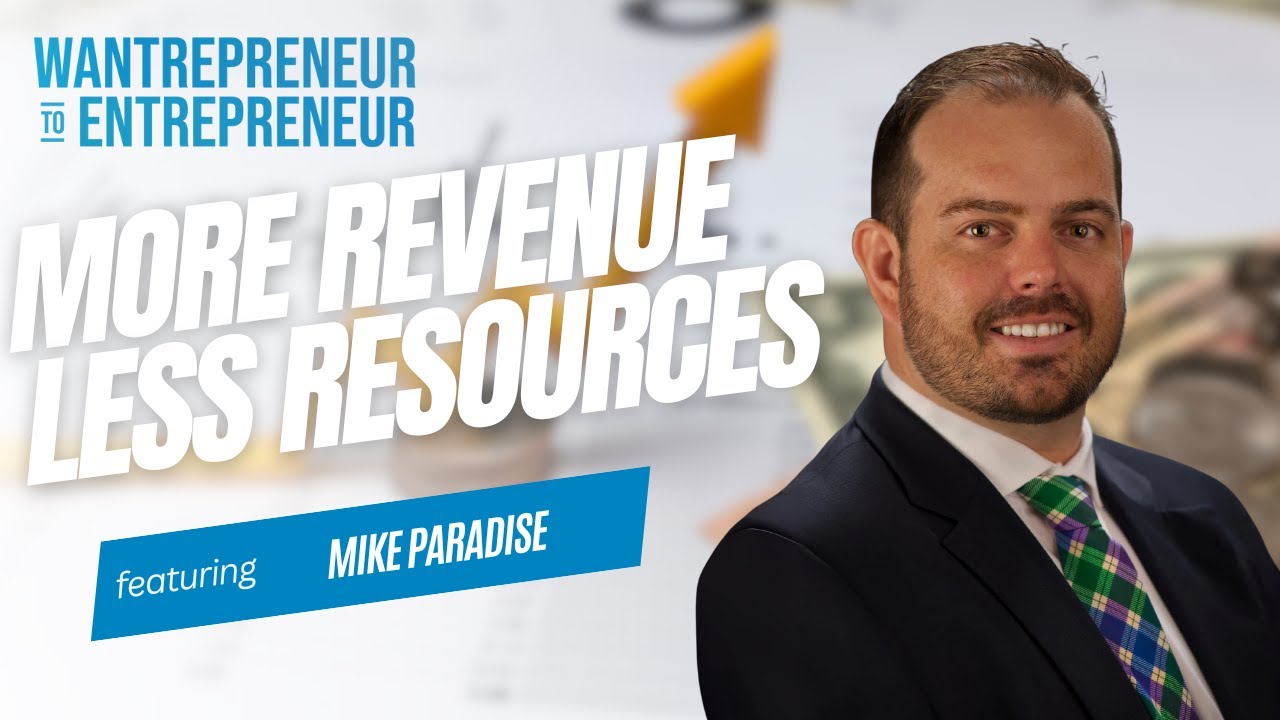 The CFO generating MORE revenue with LESS resources. and building AI workflows w/ Mike Paradise