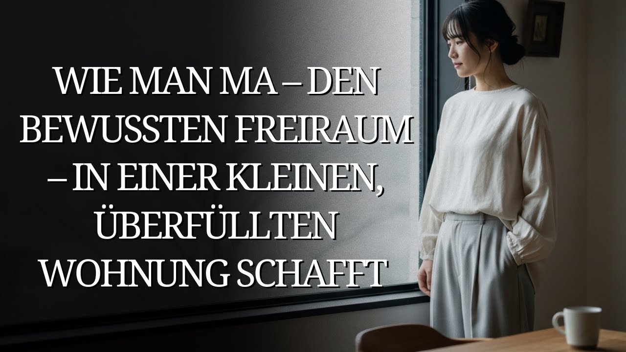 Wie man Ma – den bewussten Freiraum – in einer kleinen, überfüllten Wohnung schafft