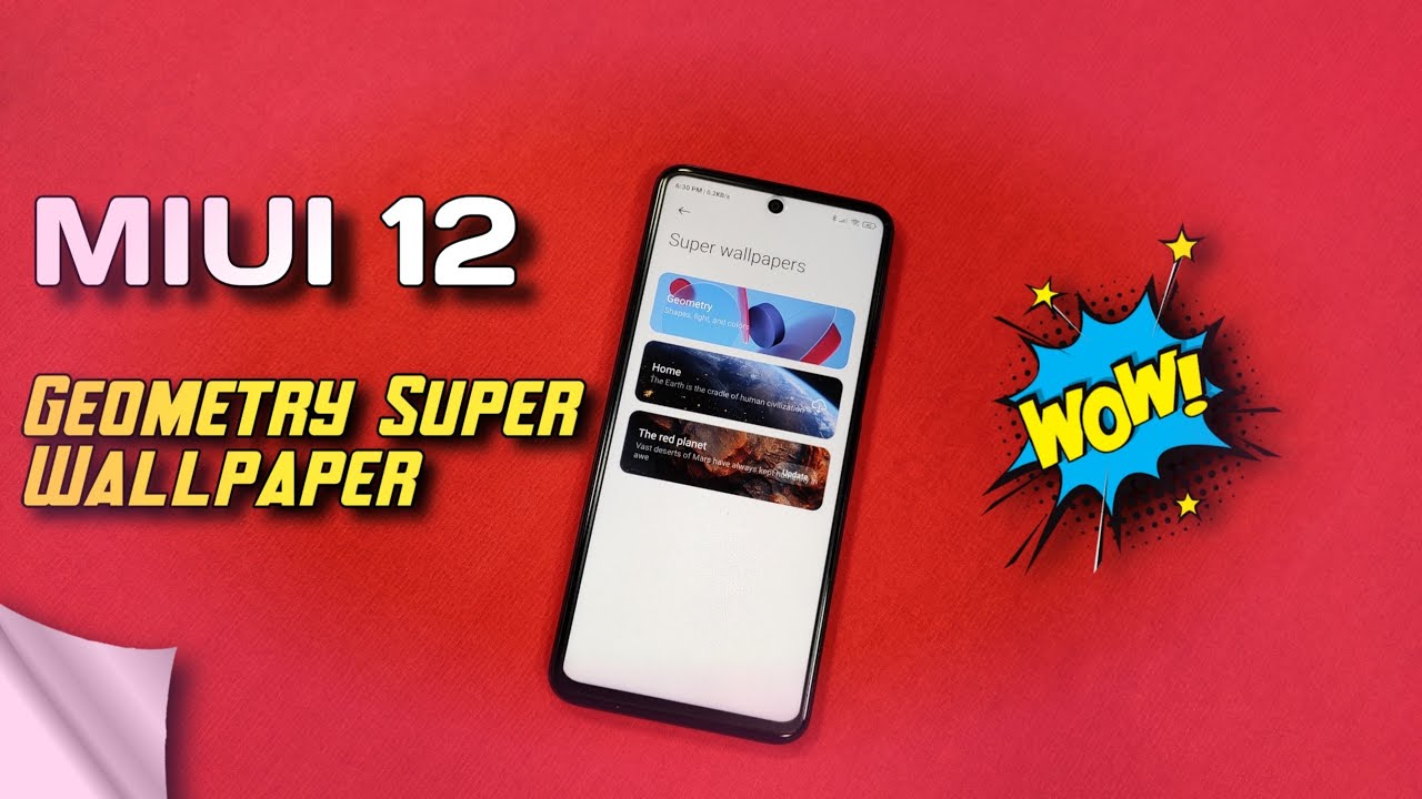 Geometry Super Wallpaper Enable Any Xiaomi Phone | MIUI 12 Geometry Super Wallpaper Download