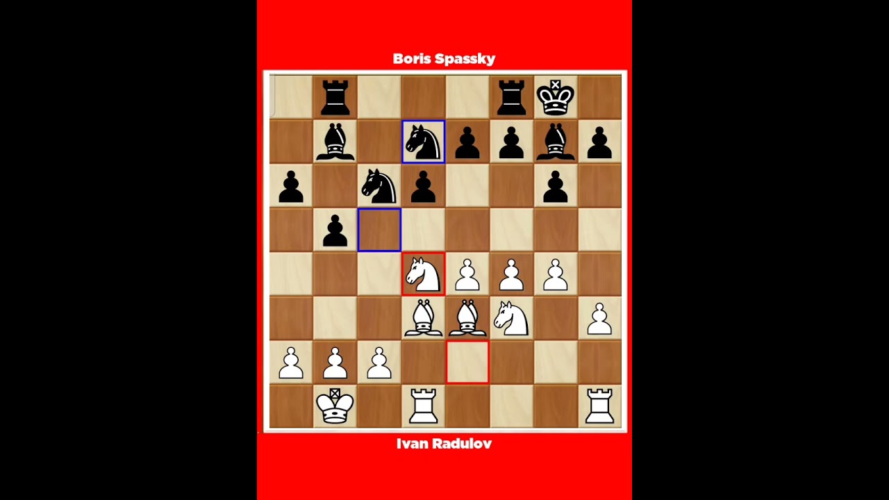 Ivan Radulov vs Boris Spassky √ IBm Amsterdam (NED), 1973.