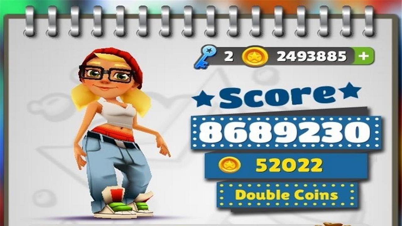 Subway Surfers Highest Score In The World (1,000,000 Coins In One Run)