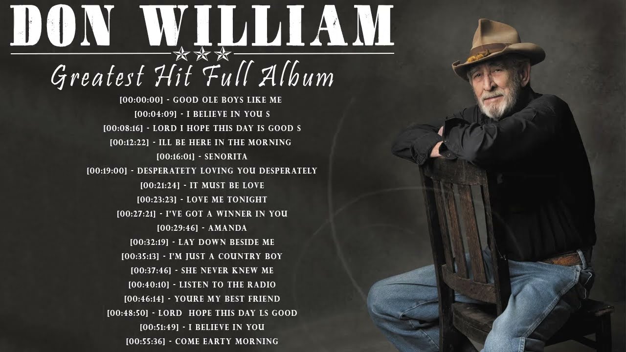 Don Williams Greatest Hits Collection Full Album - Don Williams Greatest Hits Full Album
