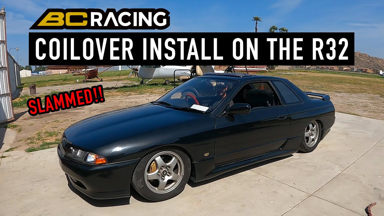 SLAMMING NISSAN SKYLINE R32 x BC RACING