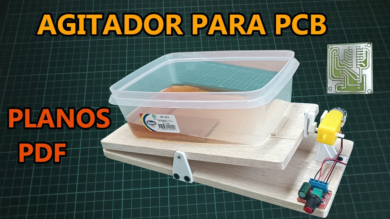 Agitador para PCB , Planos PDF