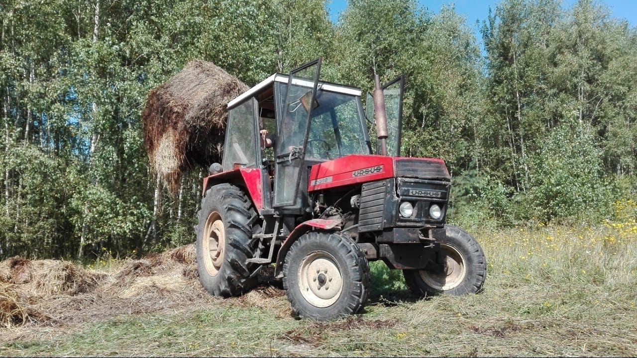 ✪ Zwożenie bel 2016 ❤ URSUS C-362 ❤