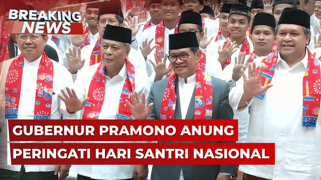 BREAKING NEWS - Gubernur Pramono Anung Peringati Hari Santri Nasional di Balaikota DKI Jakarta
