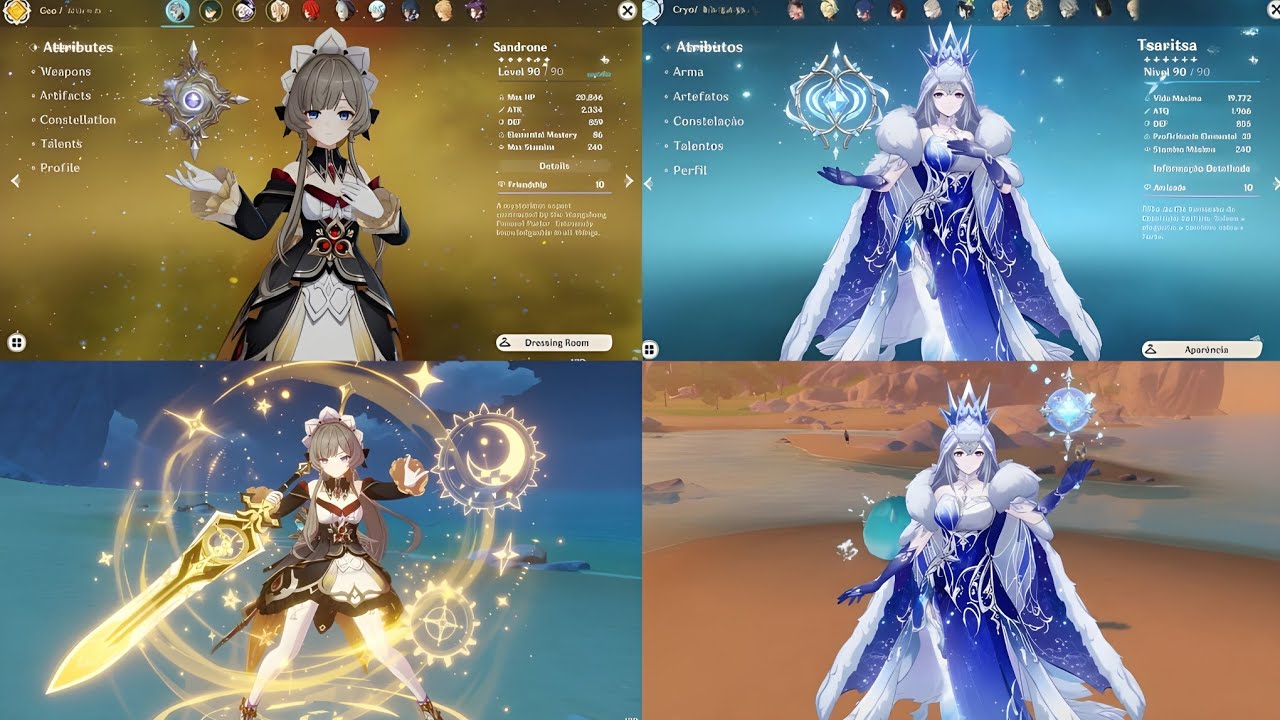 SANDRONE GAMEPLAY INFO & CRYO ARCHON TSARITSA NEW UPDATES! | Genshin Impact